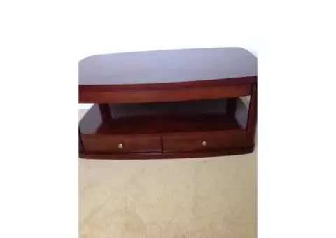 Coffee table and two matching end tables