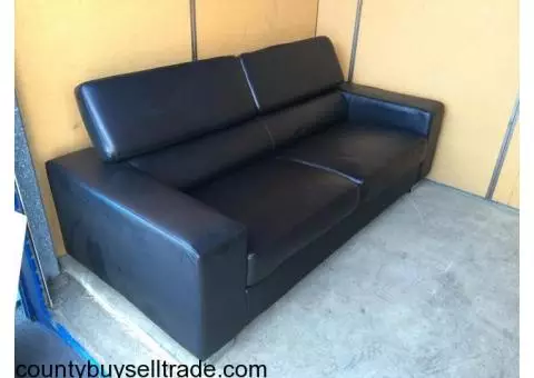 Black Contemporary Couch